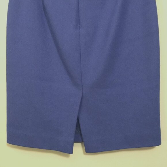 J. Crew Cobalt Blue Wool Pencil Skirt W28 - Picture 5 of 16